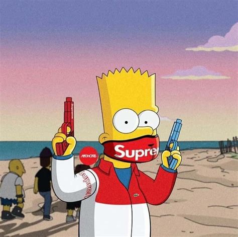 bart simpson supreme money gun.